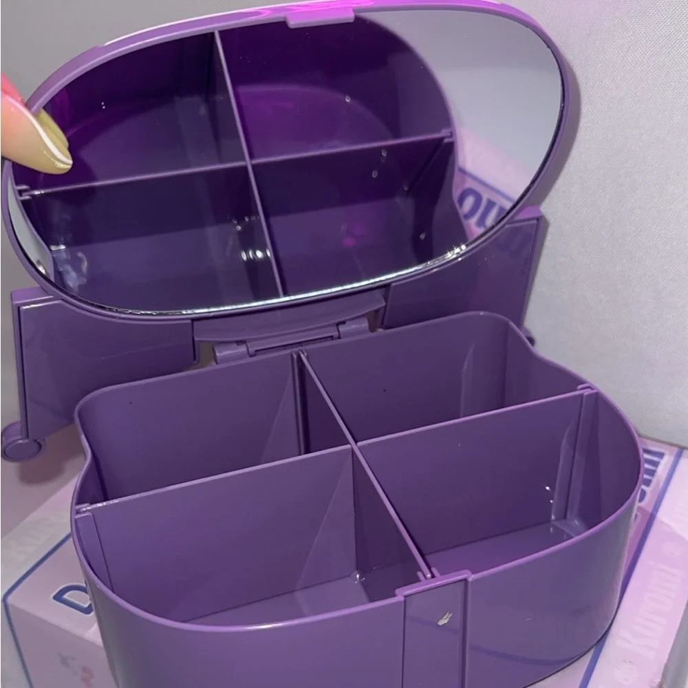 Cute Kuromi desk storage box 💜